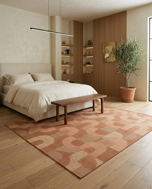 Load image 1 in gallery view. Cinnamon Arcade - Washable Rug - JR7004