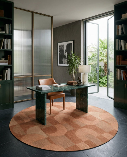 Load image 1 in gallery view. Cinnamon Arcade - Washable Rug - JR7004