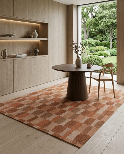 Load image 1 in gallery view. Cinnamon Tiles - Washable Rug - JR7006