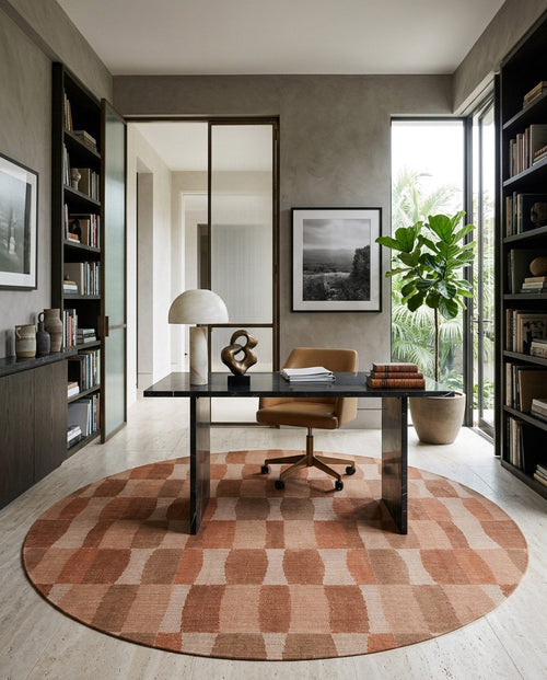 Load image 1 in gallery view. Cinnamon Tiles - Washable Rug - JR7006