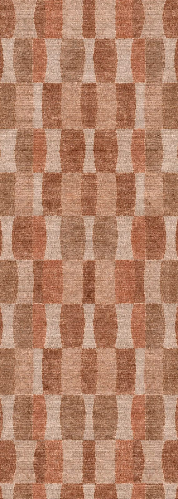 Cinnamon Tiles - Washable Rug - JR7006