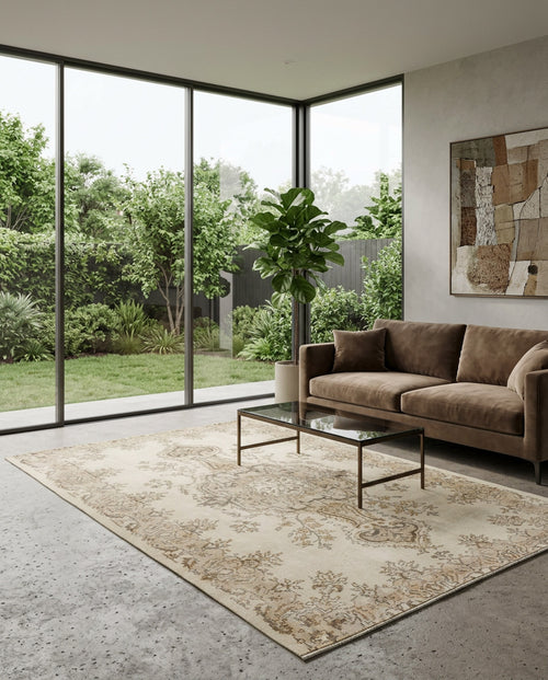 Load image 1 in gallery view. Conita - Vintage Medallion Rug - 6'2 X 9'1