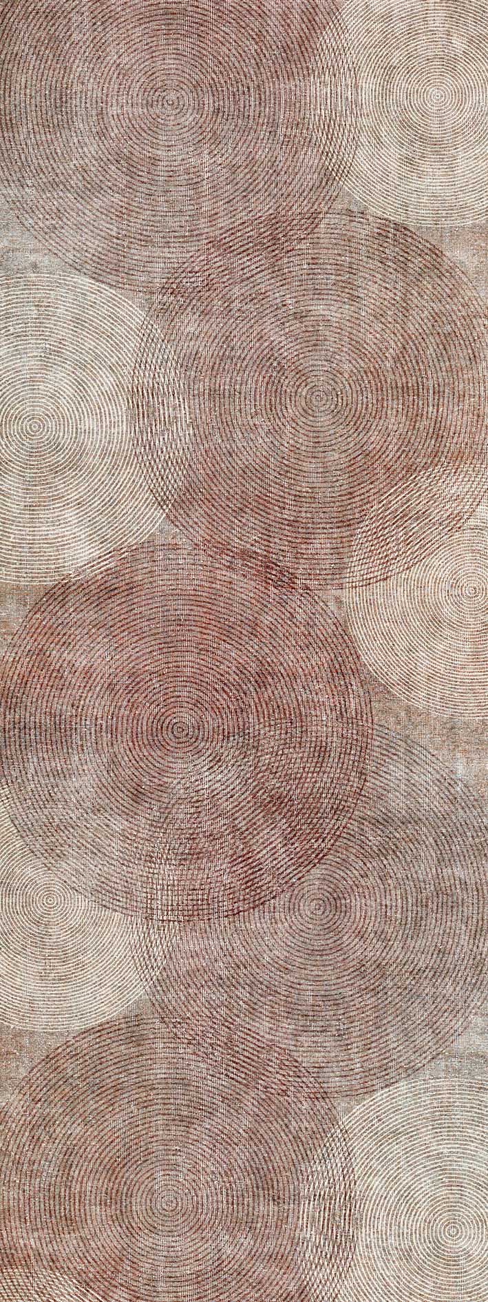 Copper Orbit - Washable Rug - JRN1058