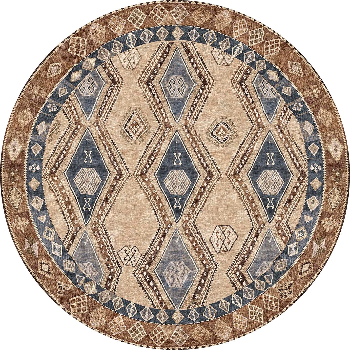 Desert Diamond - Washable Rug - JRN1048