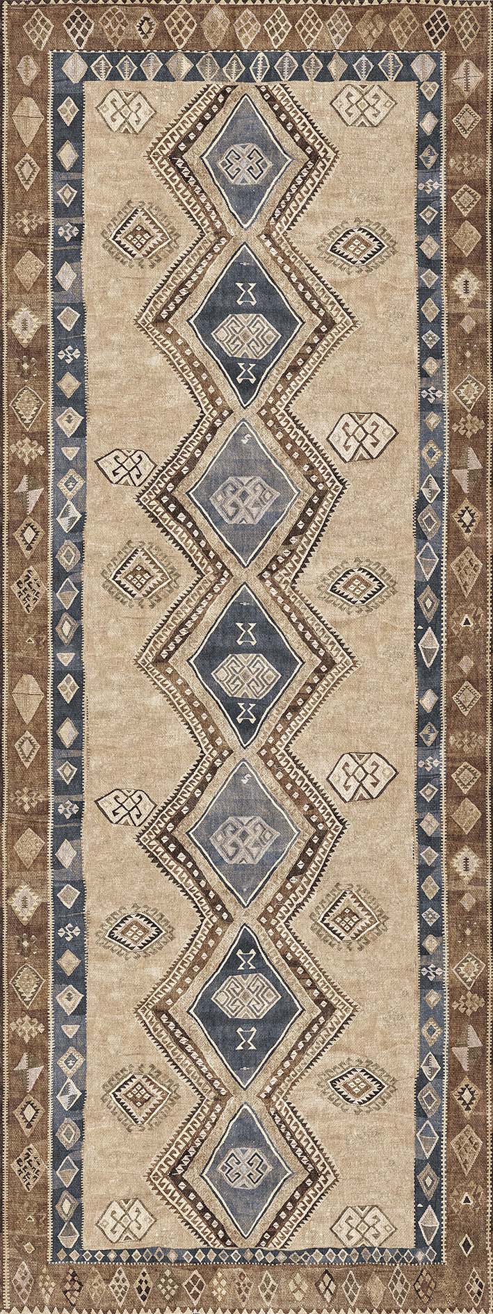 Desert Diamond - Washable Rug - JRN1048
