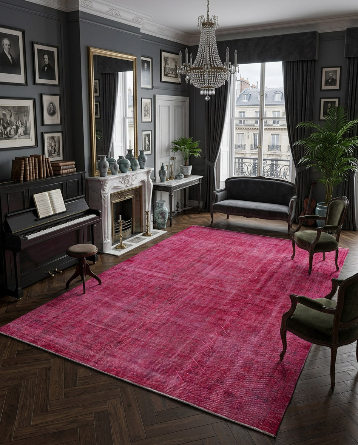 Drela - Vintage Distressed Rug - 5'6 X 9'5
