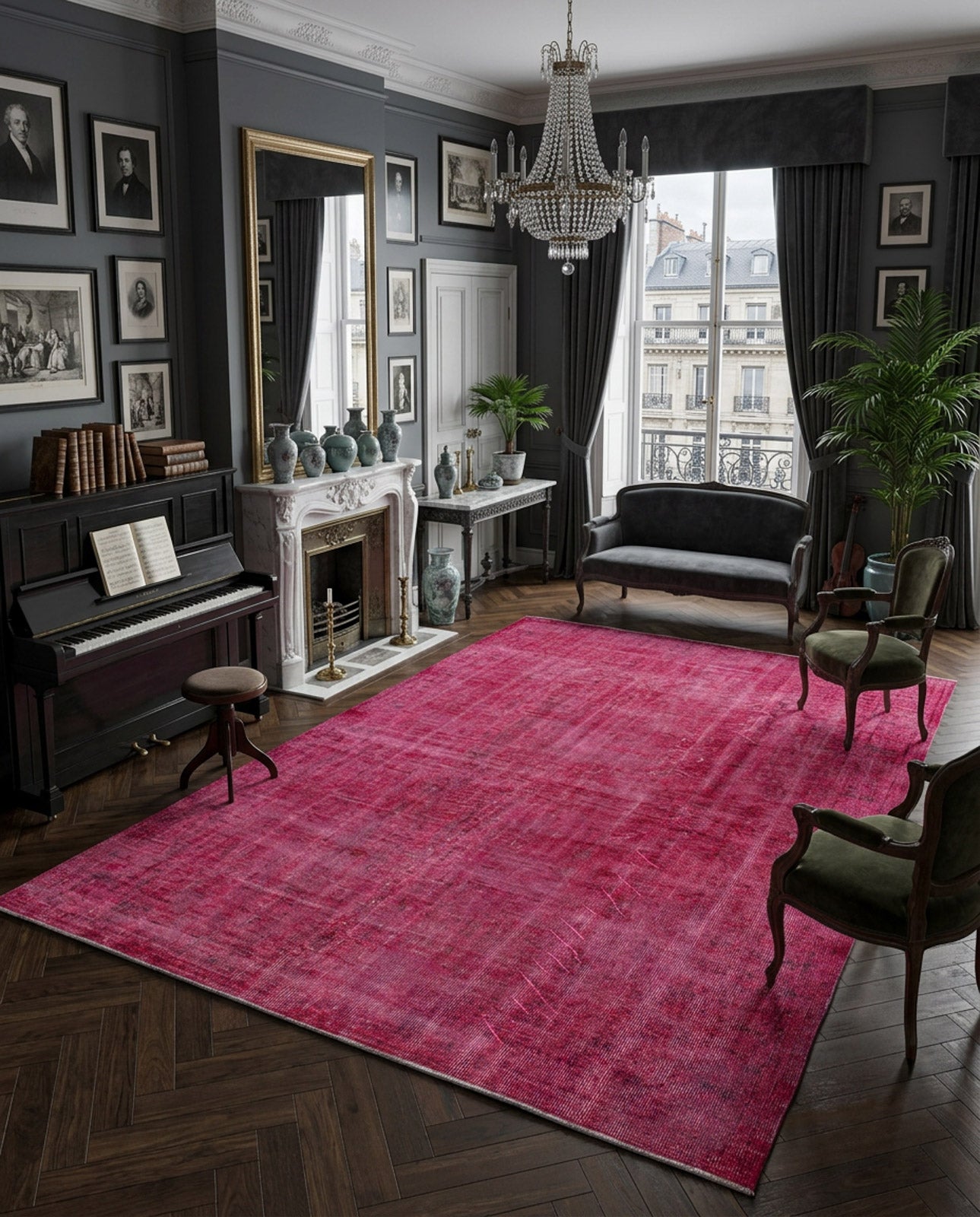 Drela - Vintage Distressed Rug - 5'6 X 9'5