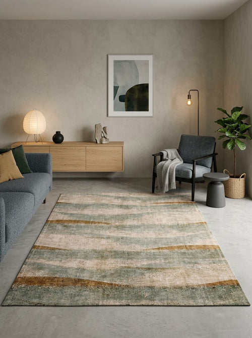 Load image 1 in gallery view. Dune Wave - Washable Rug - JRN1052