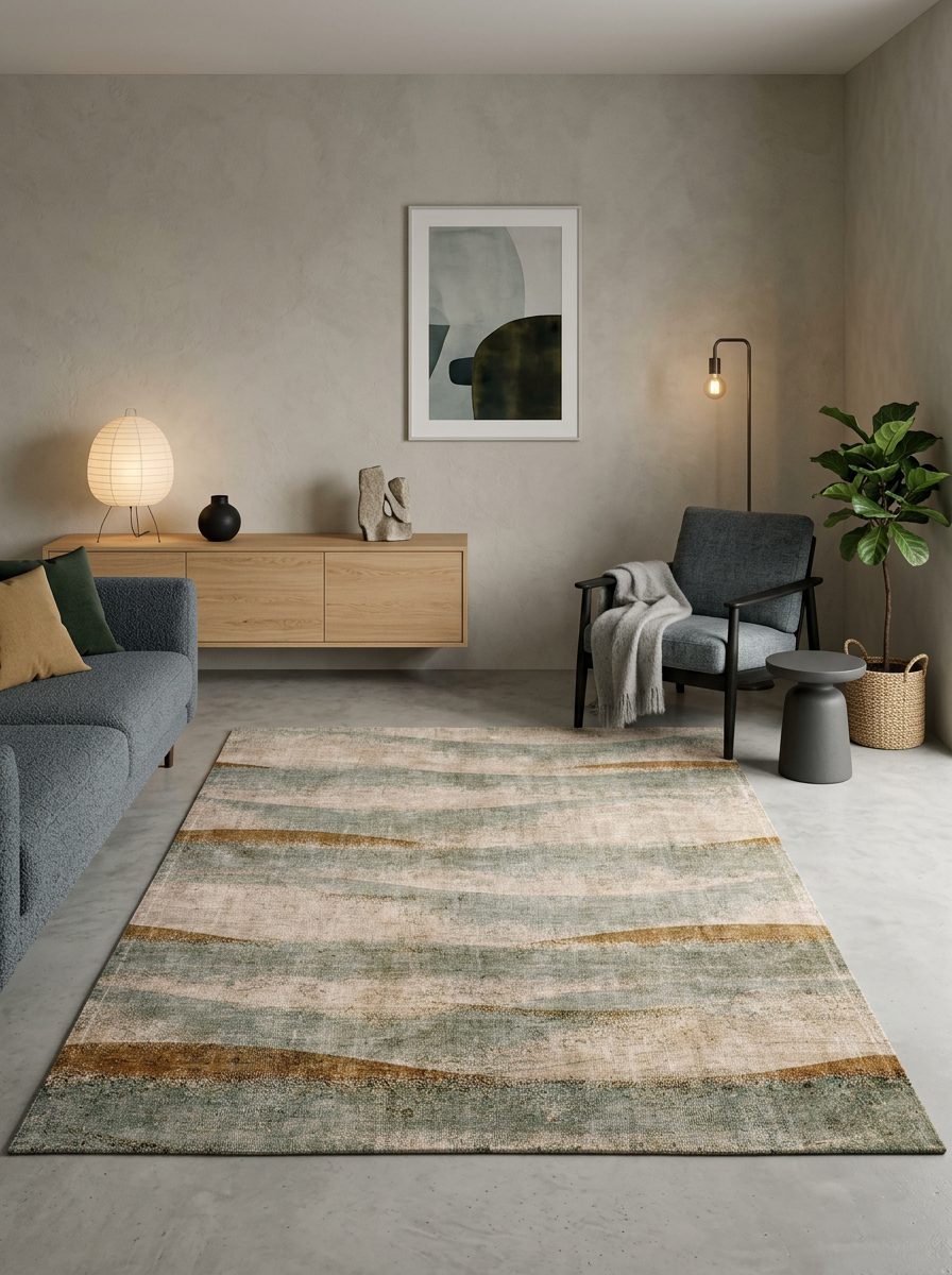 Dune Wave - Washable Rug - JRN1052