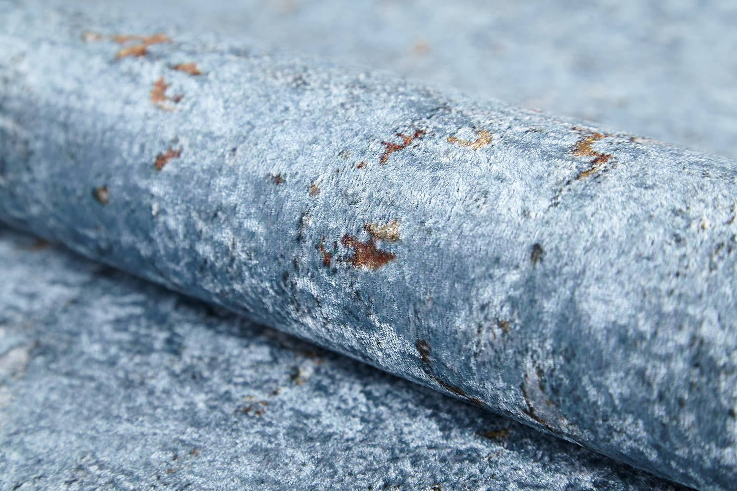 A close-up view of the Earthy Sands - Washable Rug - JR1819 (Custom Size) highlighting its textured, stone-like design with subtle earthy tones—an ideal statement piece for high-traffic areas.