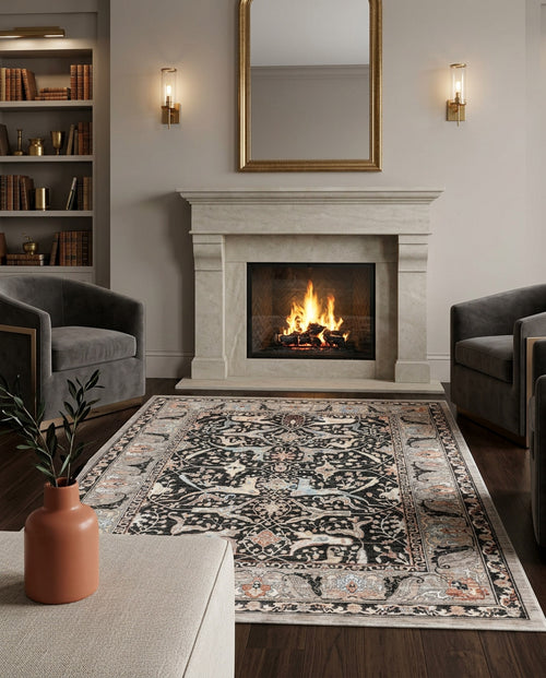 Load image 1 in gallery view. Ebony Persian - Area Rug - APX2971