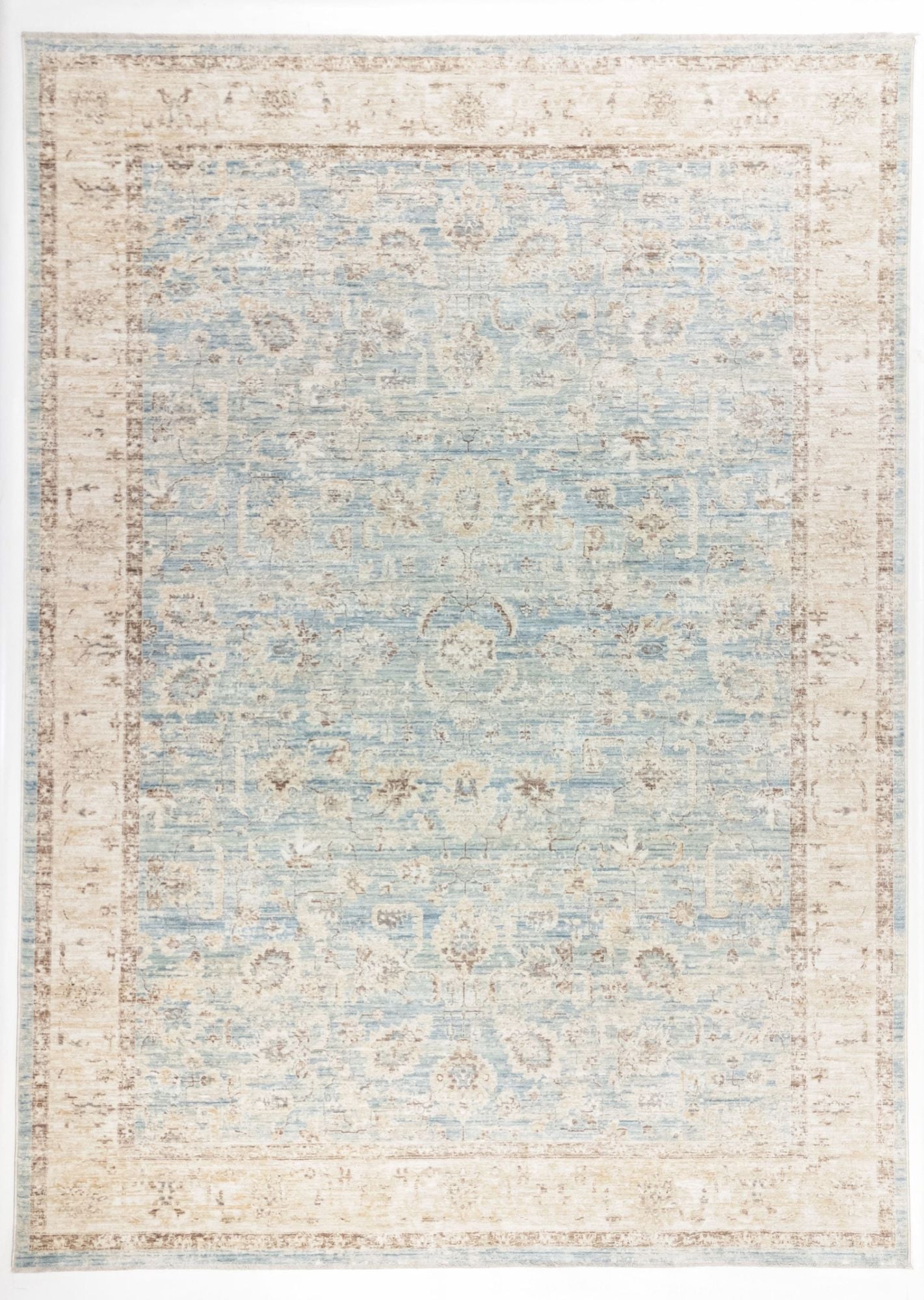 Faded Azure - Area Rug - APX2941