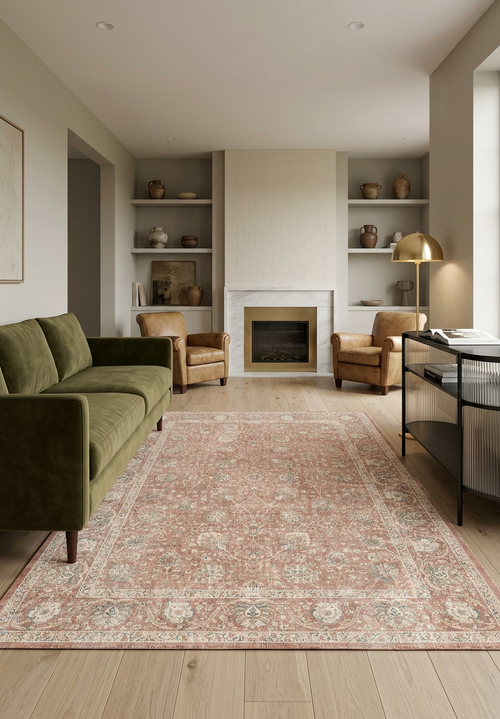 Load image 1 in gallery view. Sienna Vine - Washable Rug - JRN1140