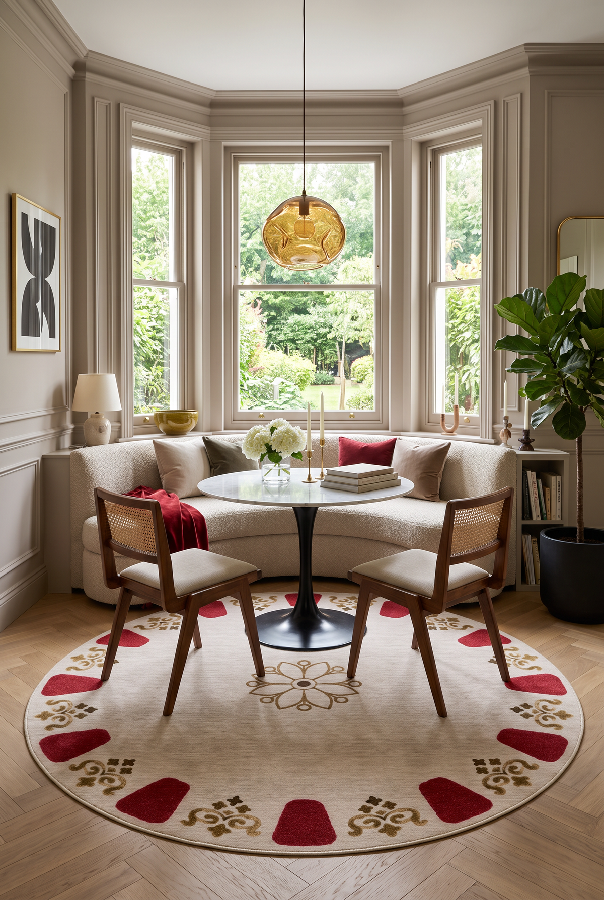 Ruby Frame - Washable Rug - JRS30