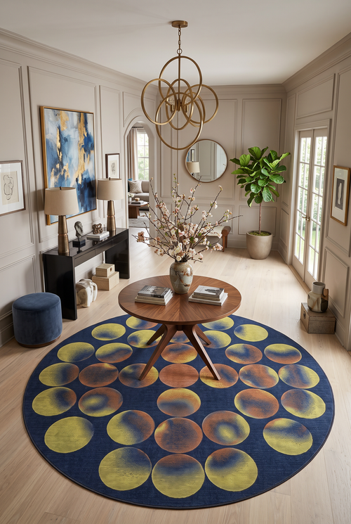 Load image 1 in gallery view. Harvest Moons - Washable Rug - JRS33