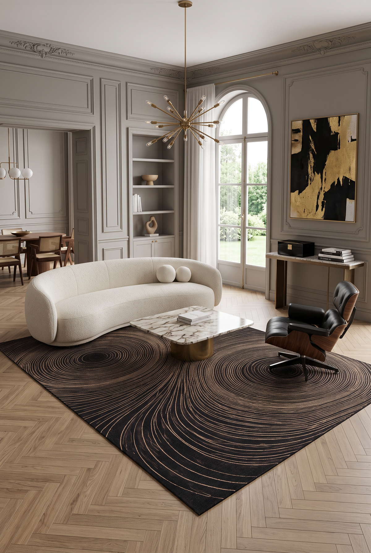 Growth Rings - Washable Rug - JRS41