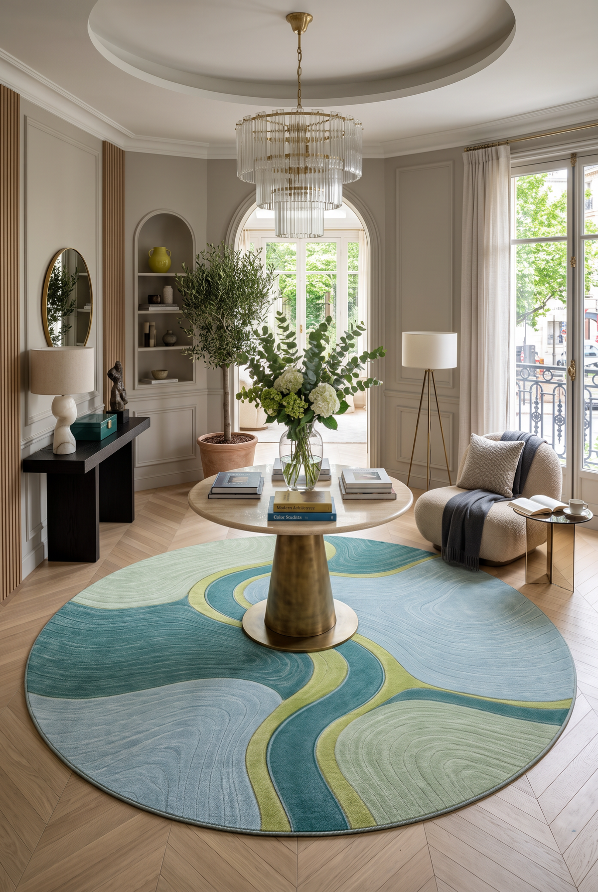 Slow Current - Washable Rug - JRS34
