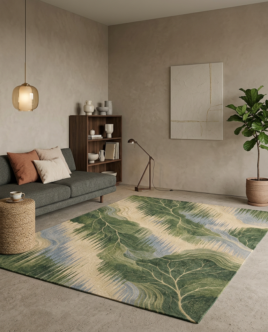 Verdant Trace - Washable Rug - JRS35