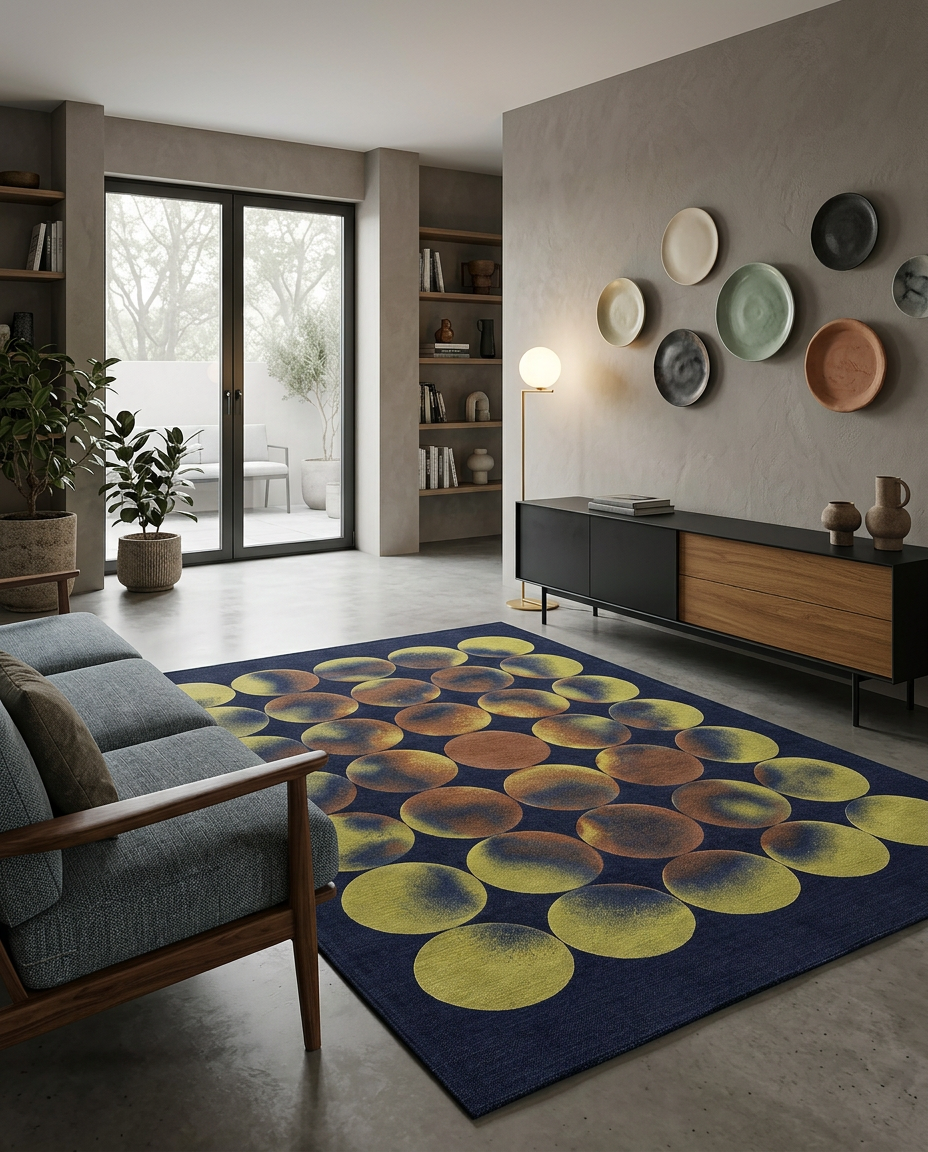 Harvest Moons - Washable Rug - JRS33