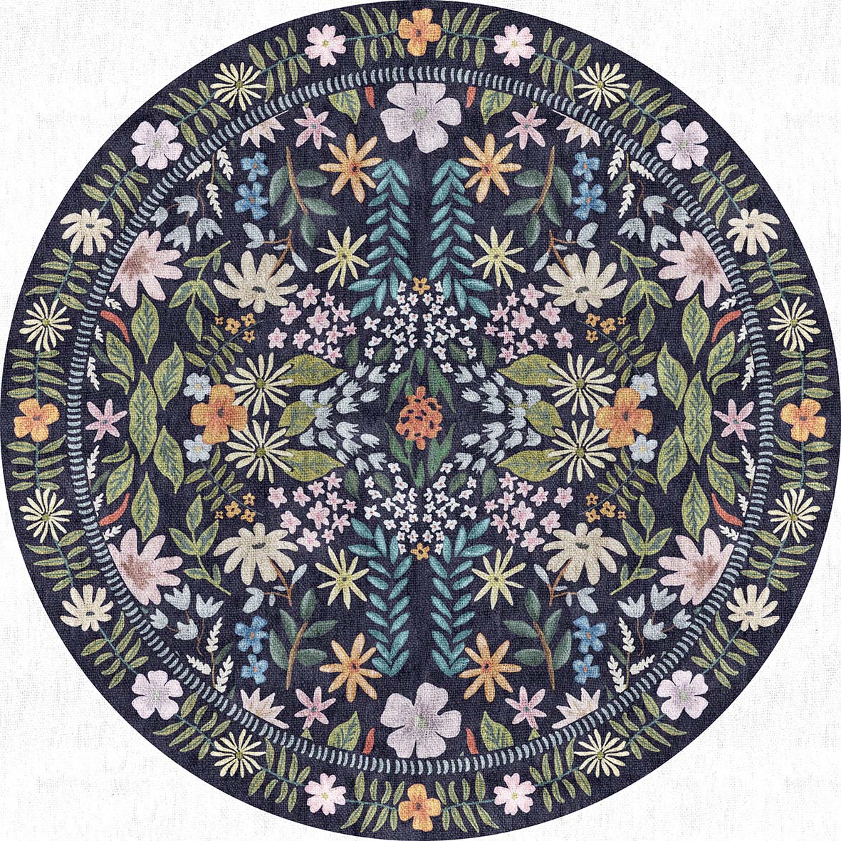 Forest Garden - Washable Rug - JRN1074