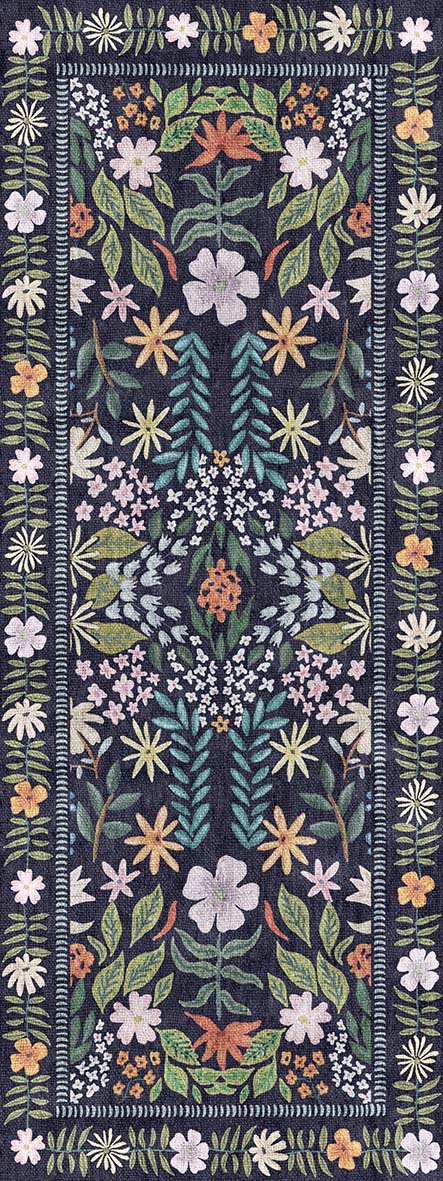 Forest Garden - Washable Rug - JRN1074