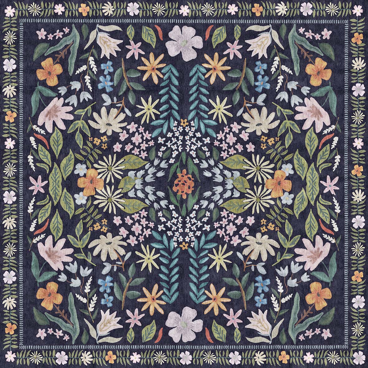 Forest Garden - Washable Rug - JRN1074