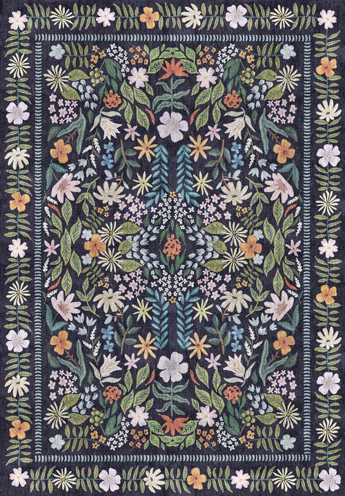 Load image 1 in gallery view. Forest Garden - Washable Rug - JRN1074