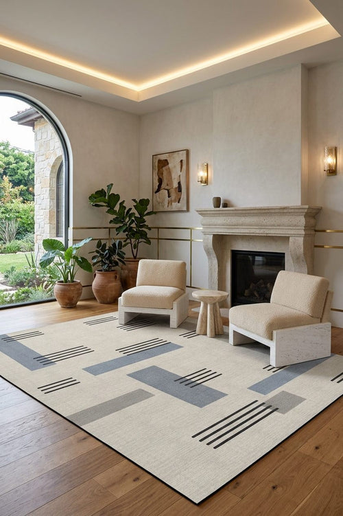 Load image 1 in gallery view. Frost Cipher - Washable Rug - JR7000 (Custom Size)