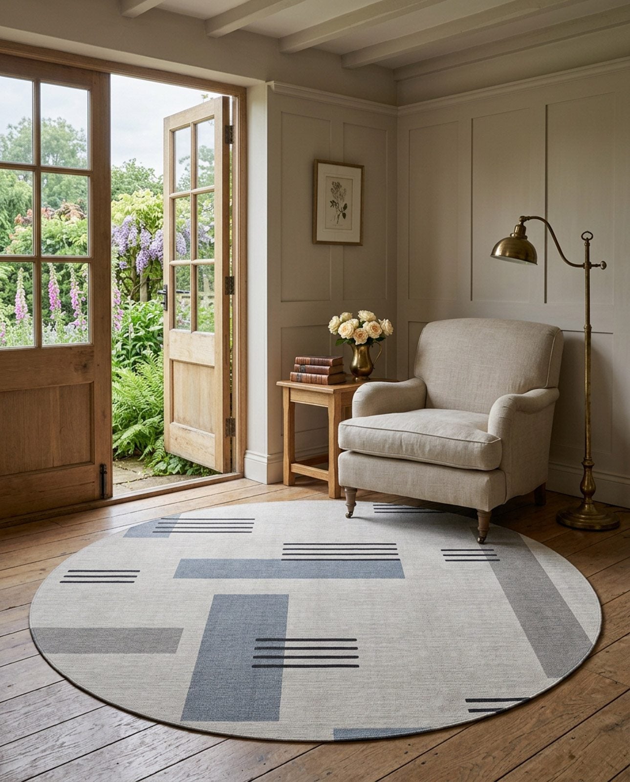 Frost Cipher - Washable Rug - JR7000 (Custom Size)