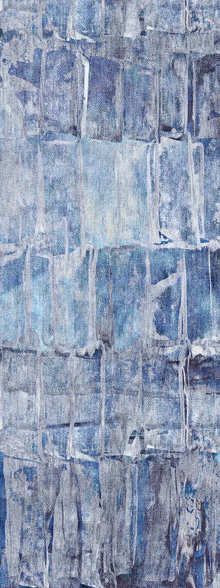 Frozen Blue - Washable Rug - JRN1063 (Custom Size)