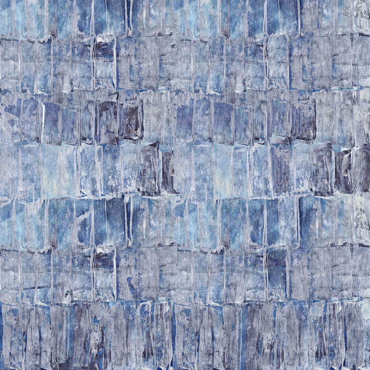 Frozen Blue - Washable Rug - JRN1063 (Custom Size)