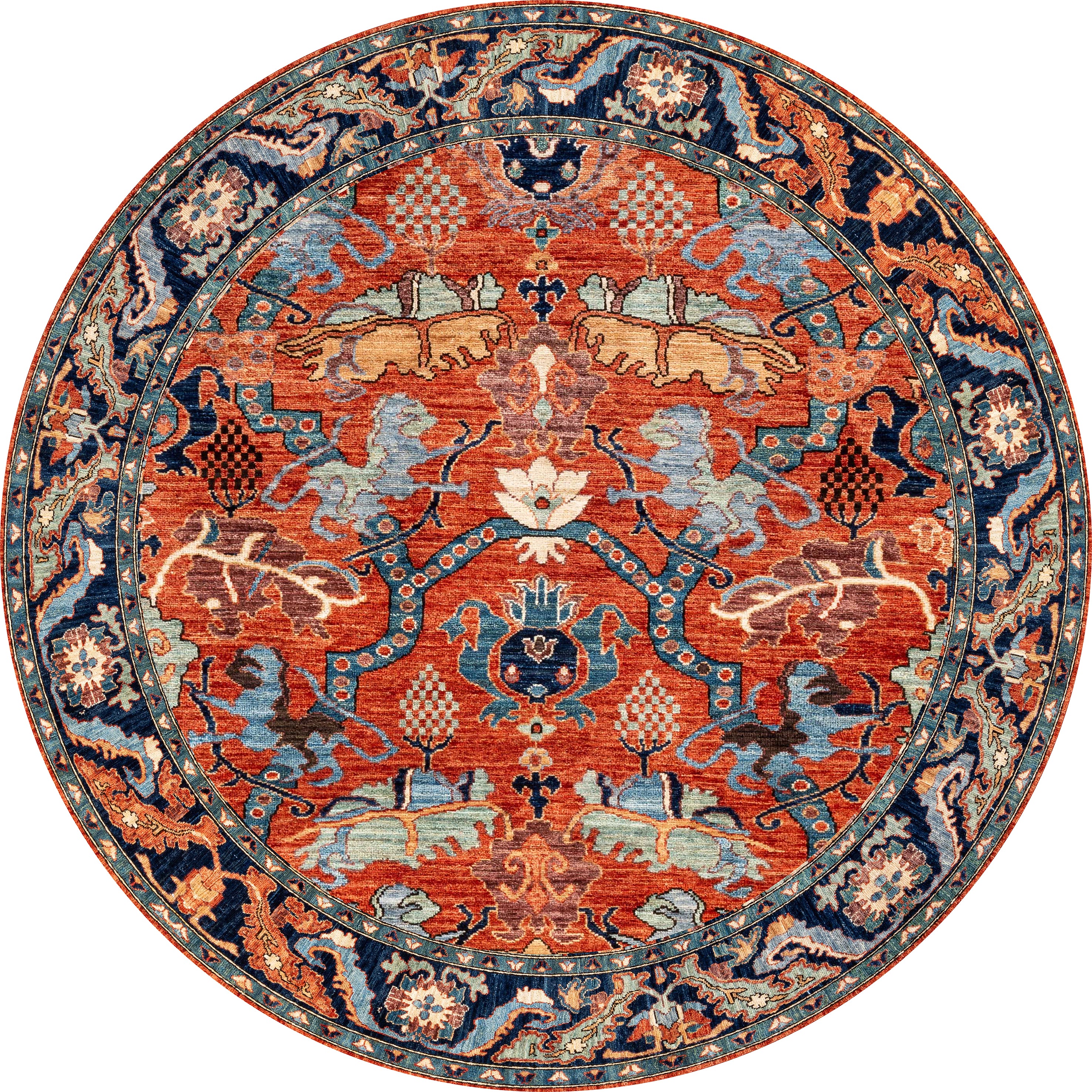 Galea Turkish Oriental Red Washable Rug | JUSTRUG