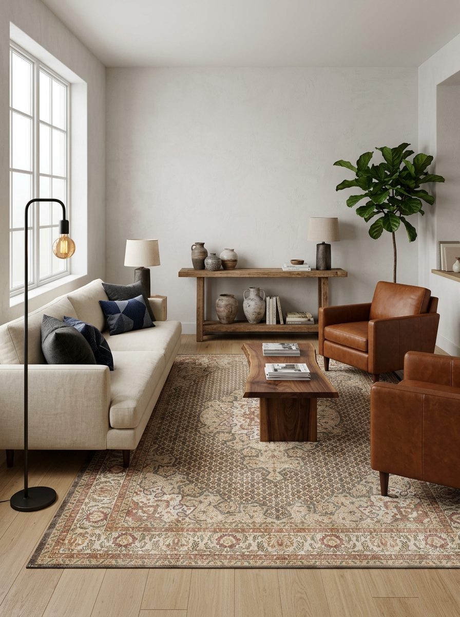 Gold Lattice - Washable Rug - JRN1086