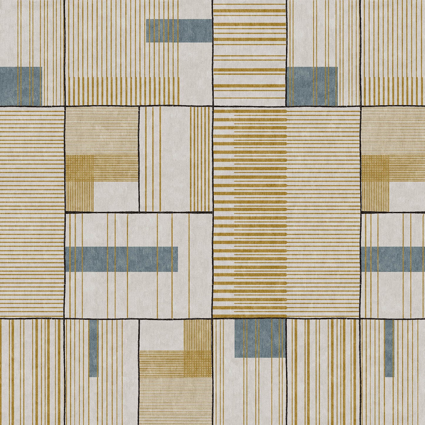 Golden Grid - Washable Rug - JRN1050