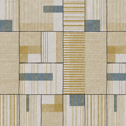 Load image 1 in gallery view. Golden Grid - Washable Rug - JRN1050