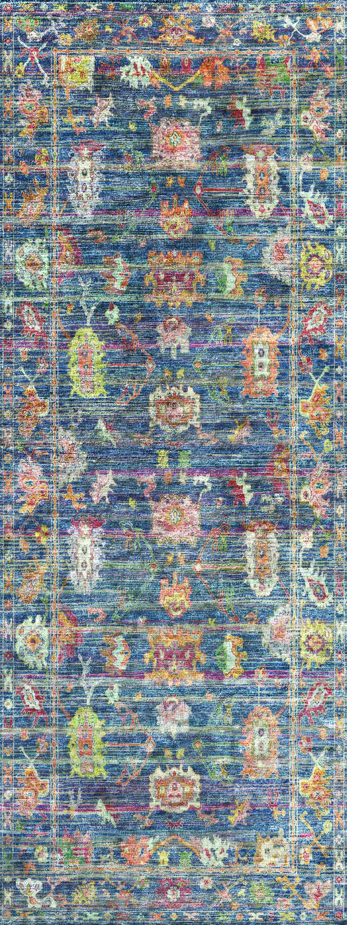 Indigo Heritage - Washable Rug - JRN1046
