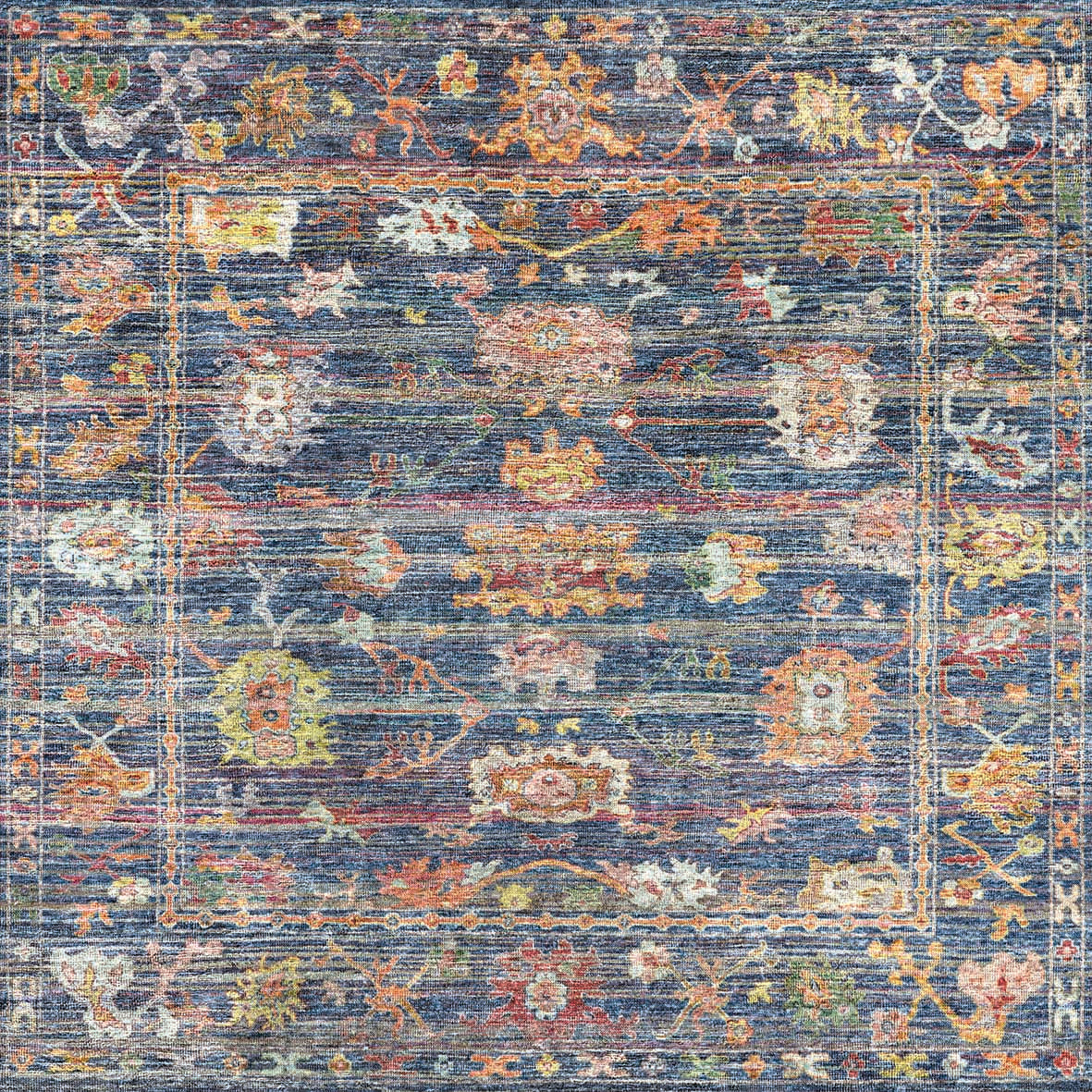 Indigo Heritage - Washable Rug - JRN1046