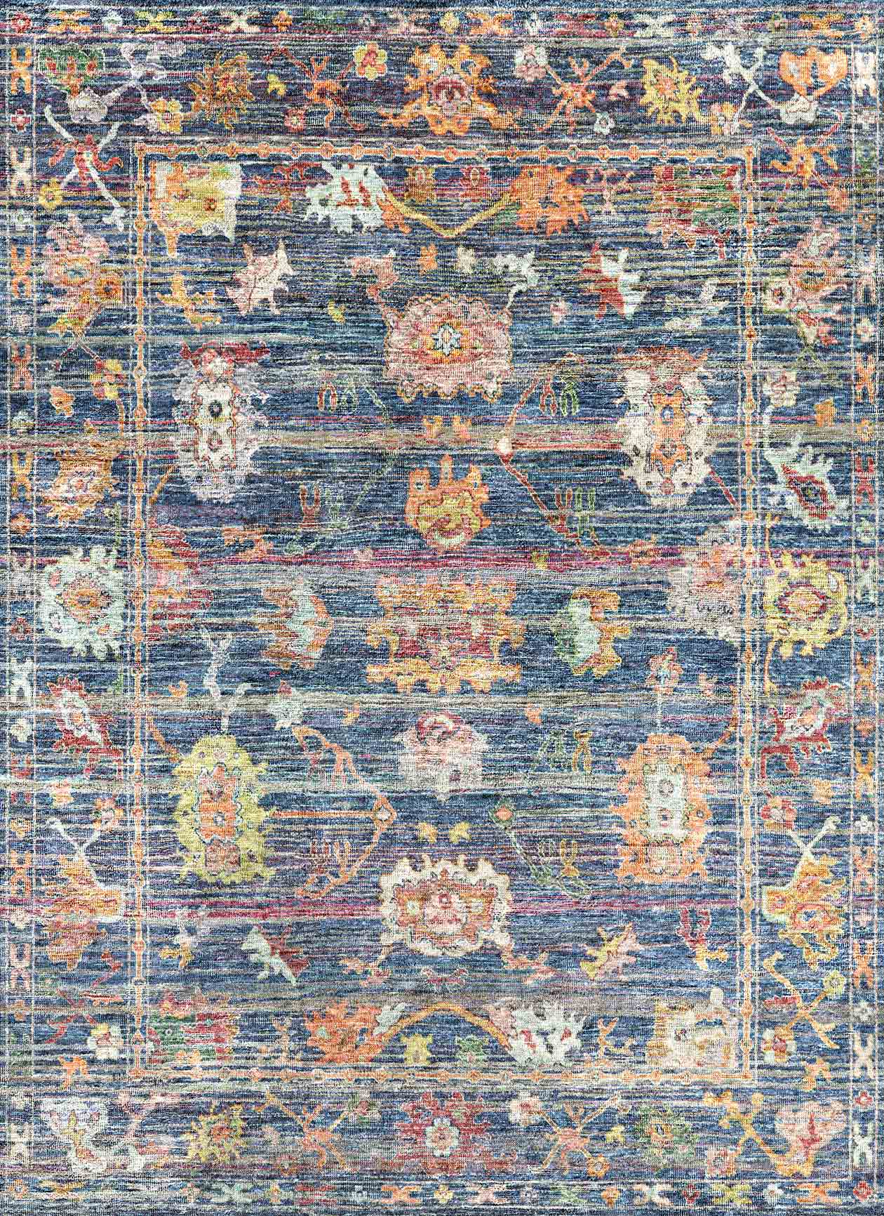 Indigo Heritage - Washable Rug - JRN1046