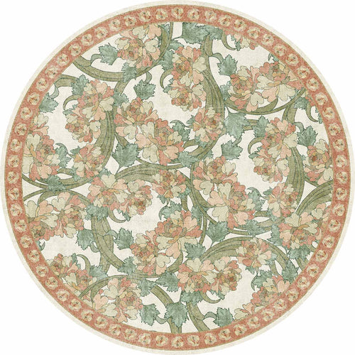 Load image 1 in gallery view. Ivory Bouquet - Washable Rug - JRN1043
