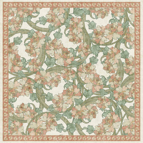 Load image 1 in gallery view. Ivory Bouquet - Washable Rug - JRN1043