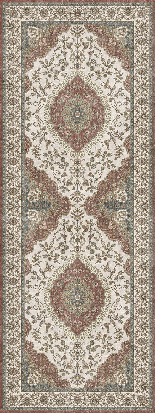 Load image 1 in gallery view. Ivory Crown - Washable Rug - JRN1088