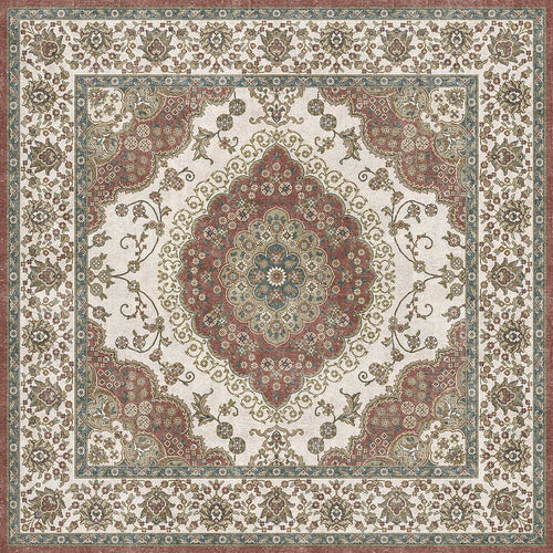 Load image 1 in gallery view. Ivory Crown - Washable Rug - JRN1088
