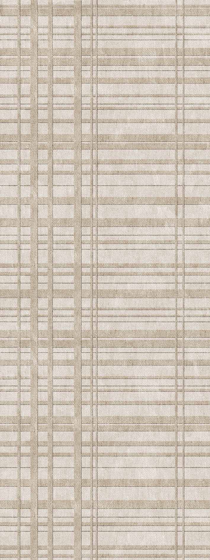 Ivory Plaid - Washable Rug - JRN1097