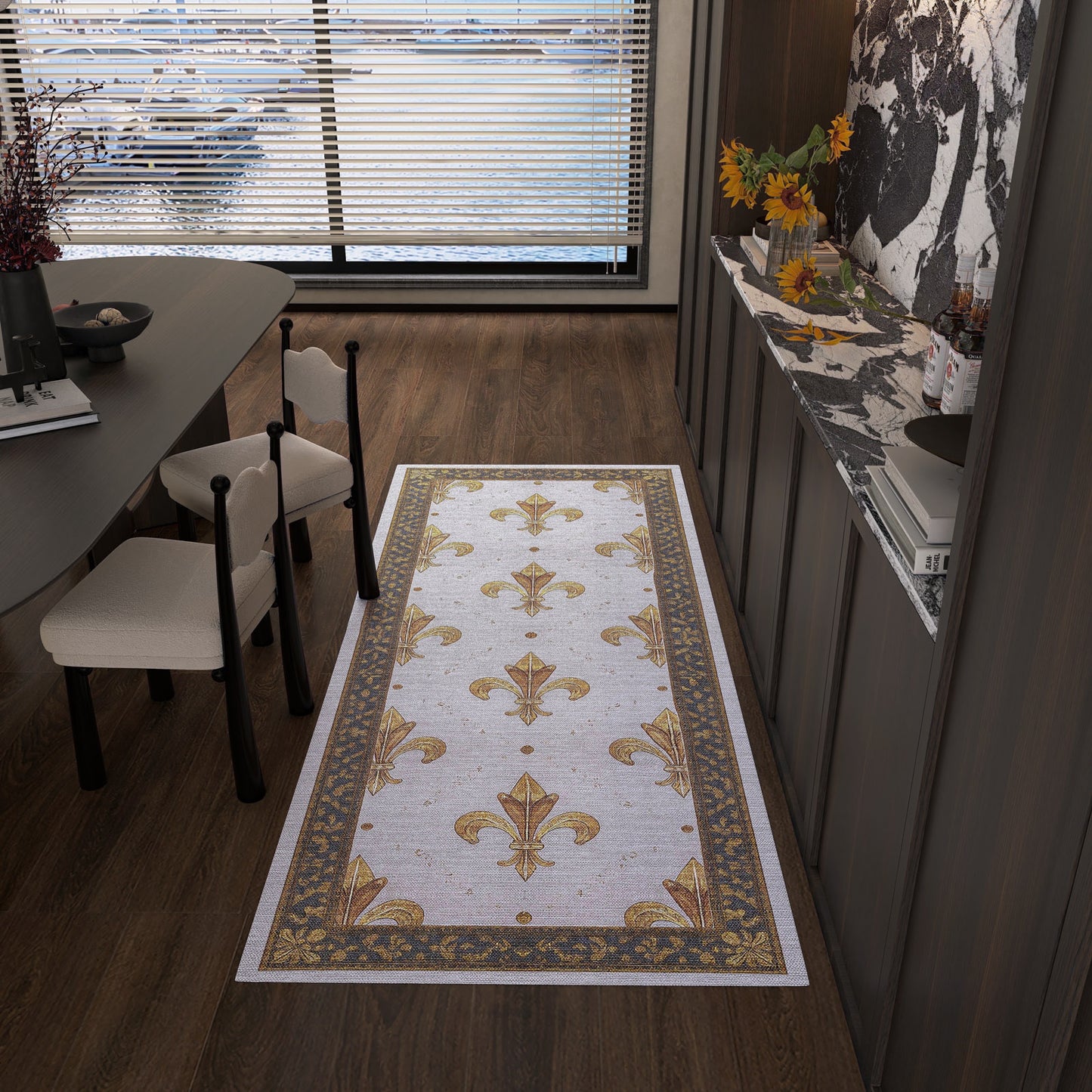 Golden Crest - Washable Rug - JRS015