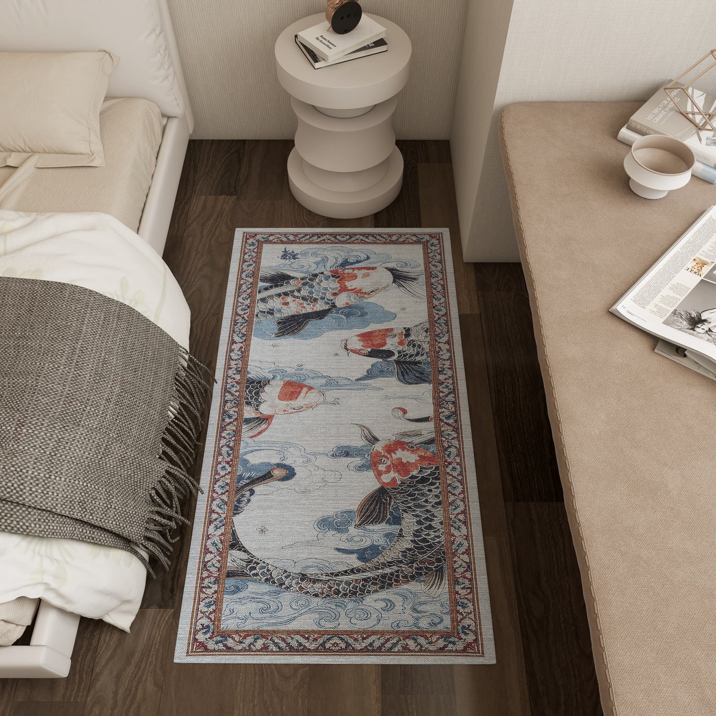 Aged Serenity - Waschbarer Teppich - JRN51 