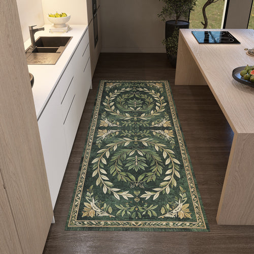 Load image 1 in gallery view. Laurel Crown - Washable Rug - JRS024