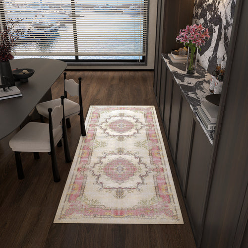 Load image 1 in gallery view. Petal Mist - Washable Rug - JRS025