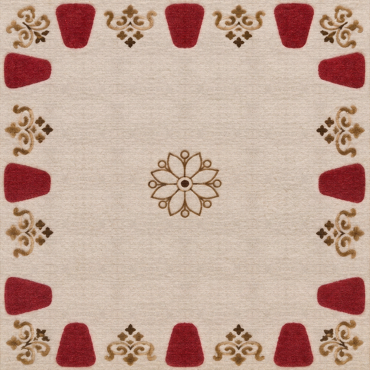 Ruby Frame - Washable Rug - JRS30