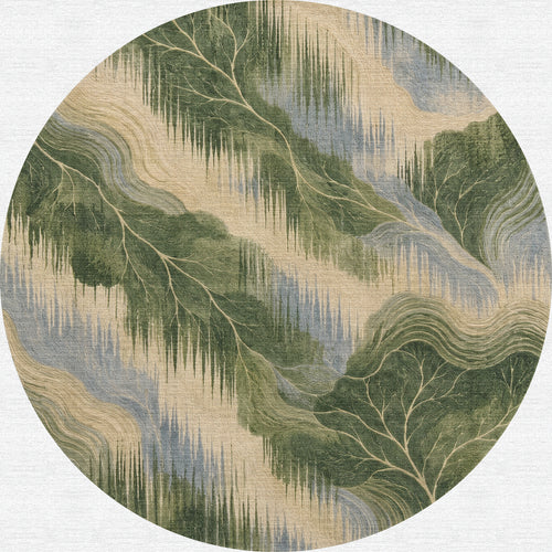 Load image 1 in gallery view. Verdant Trace - Washable Rug - JRS35