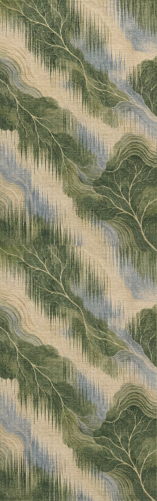 Load image 1 in gallery view. Verdant Trace - Washable Rug - JRS35